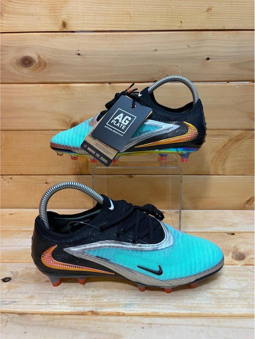 New Nike Phantom 6 Low Elite LE AG-Pro Chrome Black IH3862 001 Men's 5.5 W 7